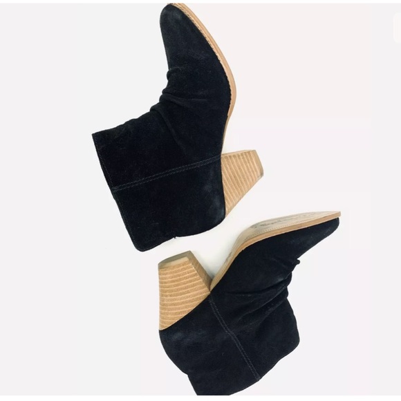 Splendid Size 7 Women’s Black Suede Ankle Boots - Picture 3 of 7